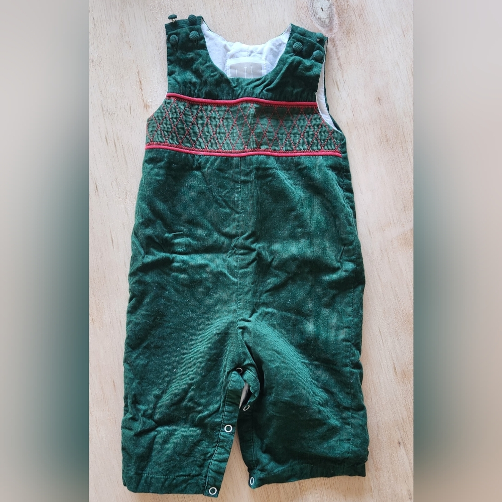 Taylor Smocked Overall